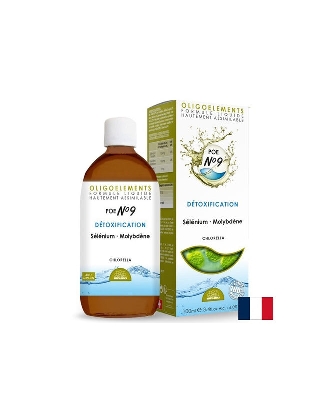 Детоксикация - Селен, Молибден и Хлорела POE N°9, 100 ml Propos’Nature - Nutra Best Bulgaria