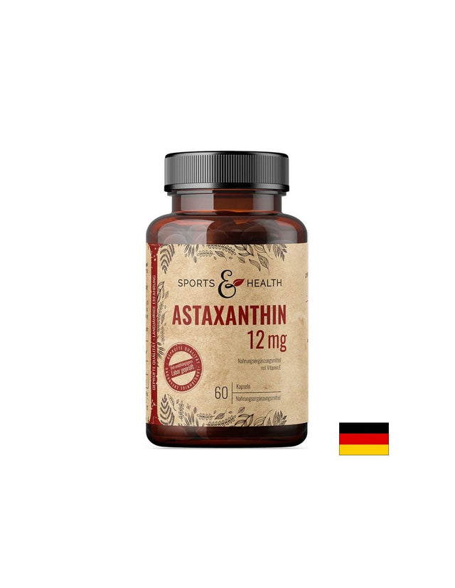Добро зрение - Астаксантин, 12 mg х 60 капсули - Nutra Best Bulgaria
