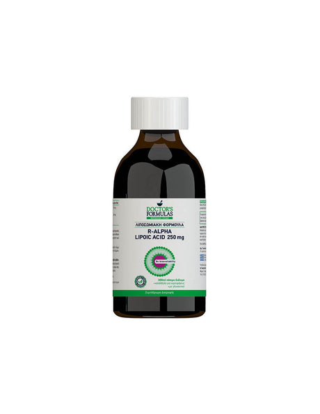 Liposomal Formulation R-Alpha Lipoic Acid / Липозомна R-алфа-липоева киселина (R-форма), 300 ml, 30 дози Doctor’s Formulas - Nutra Best