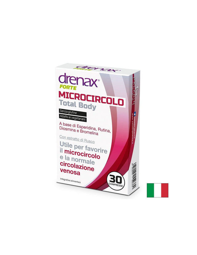 Формула за добро кръвообращение - Дренакс - Drenax® Forte с бодлив залист и хесперидин, 30 таблетки - Nutra Best Bulgaria