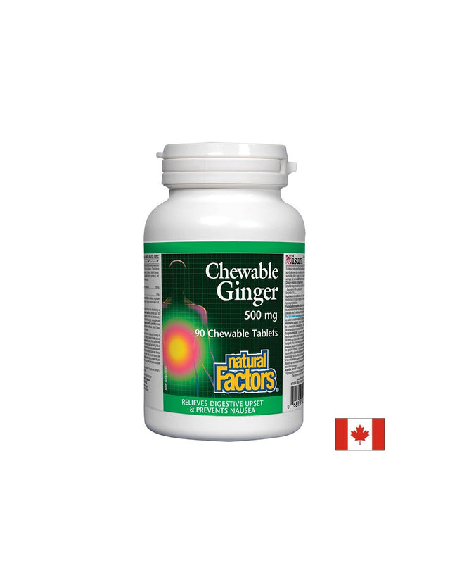 Chewable Ginger 500 mg - 90 Дъвчащи таблетки - Nutra Best Bulgaria