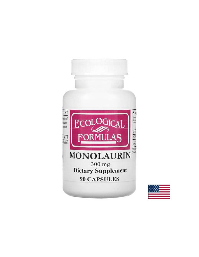 Monolaurine/ Монолаурин, 90 капсули Ecological Formulas - Nutra Best Bulgaria