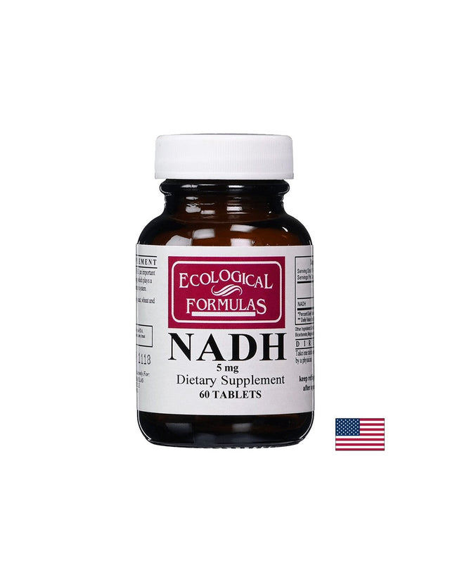 NADH (Nicotinamide adenine dinucleotide)/ Никотинамид Аденин Динуклеотид, 60 таблетки Ecological Formulas - Nutra Best Bulgaria