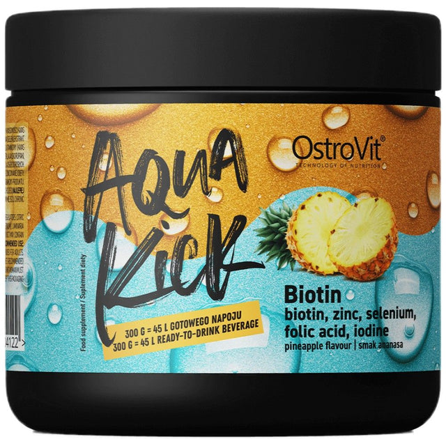 Aqua Kick / Advanced Hydration with Biotin, Zinc, Selenium - 300 грама - Nutra Best Bulgaria