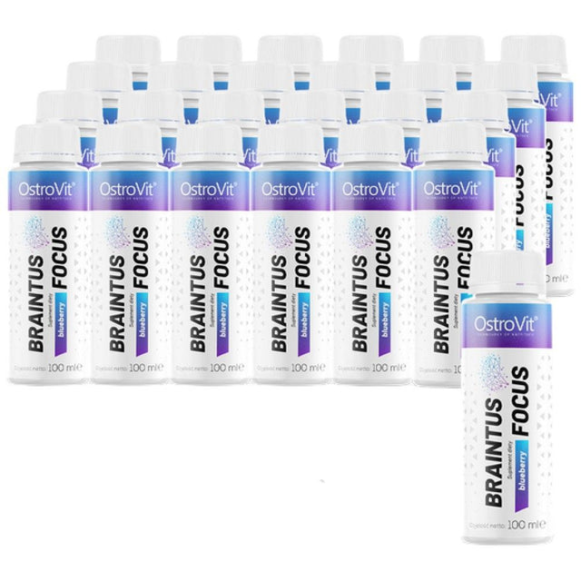 Braintus Focus Shot | Energy & Brain Support - 20 x 100 мл - Nutra Best Bulgaria