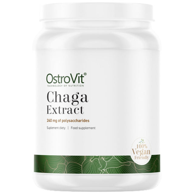 Chaga Extract Powder 50 грама  OstroVit - Nutra Best Bulgaria