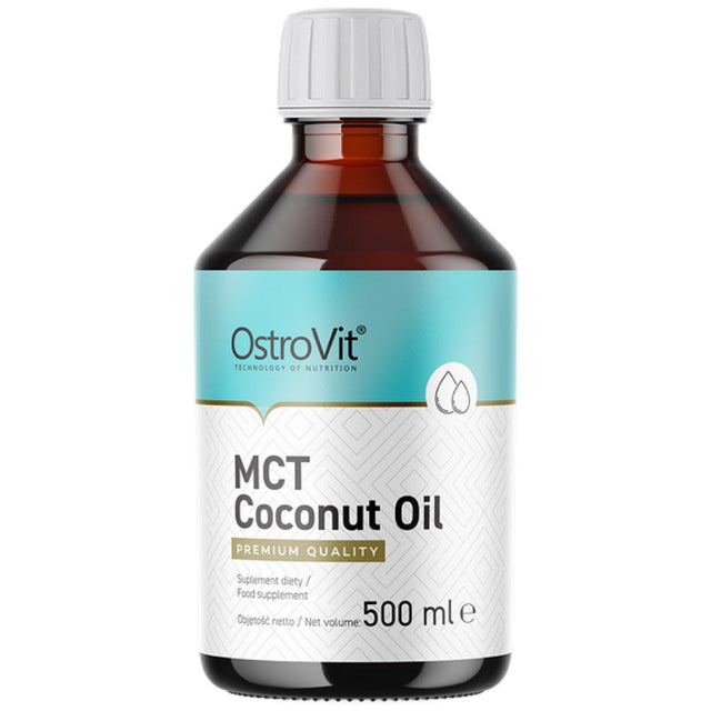 MCT Coconut Oil | Premium Quality C8 + C10 500 мл  OstroVit - Nutra Best Bulgaria
