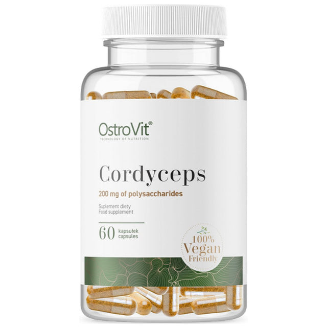 Cordyceps 500 mg | Vege 60 капсули  OstroVit - Nutra Best Bulgaria