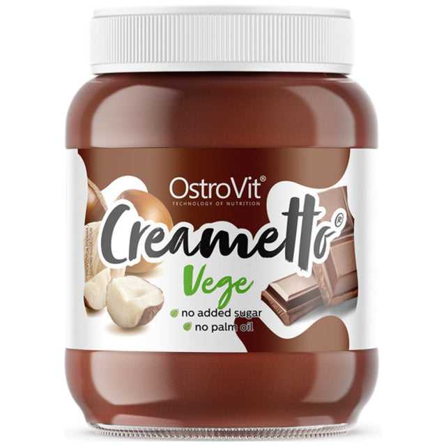 Creametto Vege / Protein Spread / Chocolate Hazelnut 350 грама - Nutra Best Bulgaria