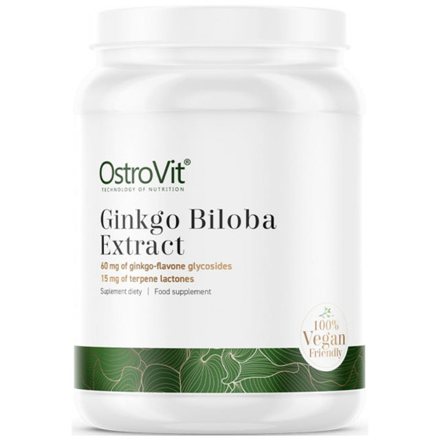 Ginkgo Biloba Extract Powder 50 грама  OstroVit - Nutra Best Bulgaria