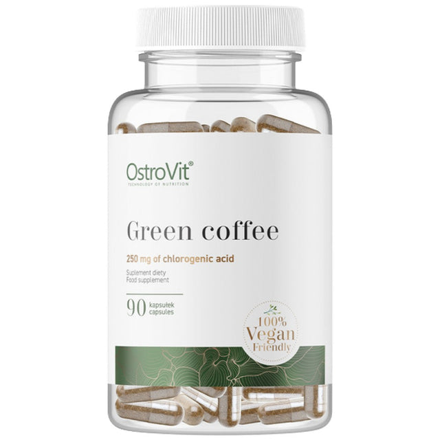 Green Coffee 500 mg / Vege 90 капсули  OstroVit - Nutra Best Bulgaria