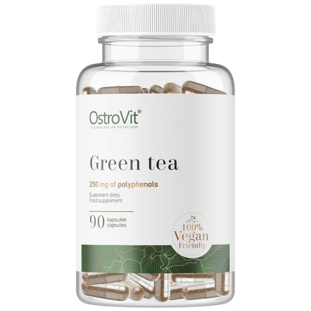 Green Tea 500 mg / Vege 90 капсули  OstroVit - Nutra Best Bulgaria