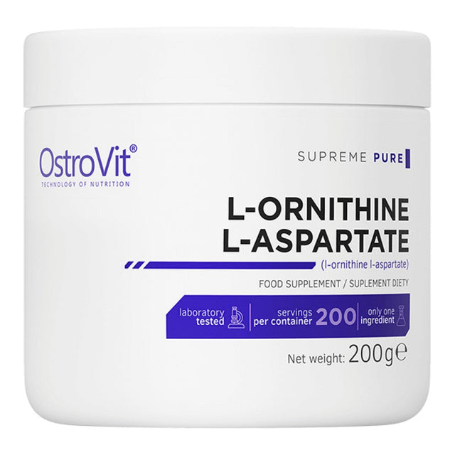 L-Ornithine L-Aspartate Powder 200 грама - Nutra Best Bulgaria