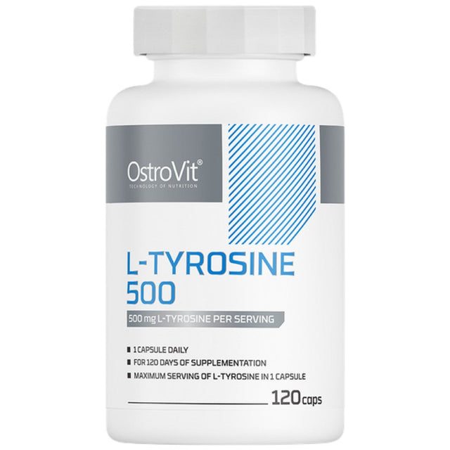 L-Tyrosine 500 mg 120 капсули - Nutra Best Bulgaria