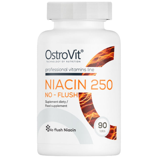 Niacin 250 | No-Flush 90 Таблетки - Nutra Best Bulgaria
