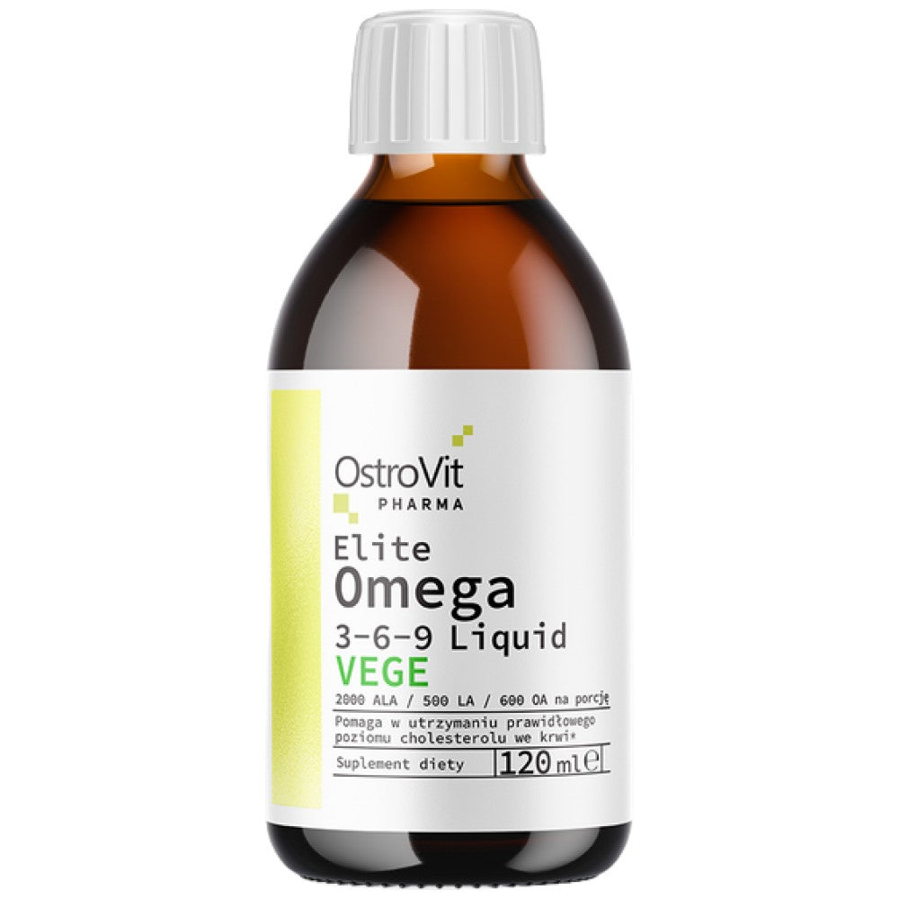 Elite Omega 3-6-9 Liquid | Vege 120 мл - Nutra Best Bulgaria
