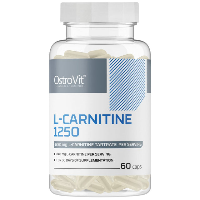 L-Carnitine 1250 mg 60 капсули - Nutra Best Bulgaria