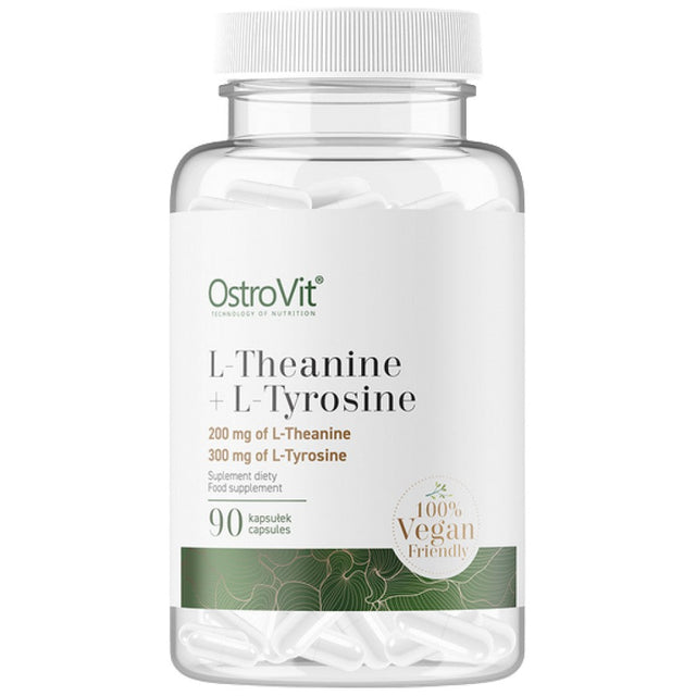 L-Theanine + L-Tyrosine / Vege 90 капсули - Nutra Best Bulgaria