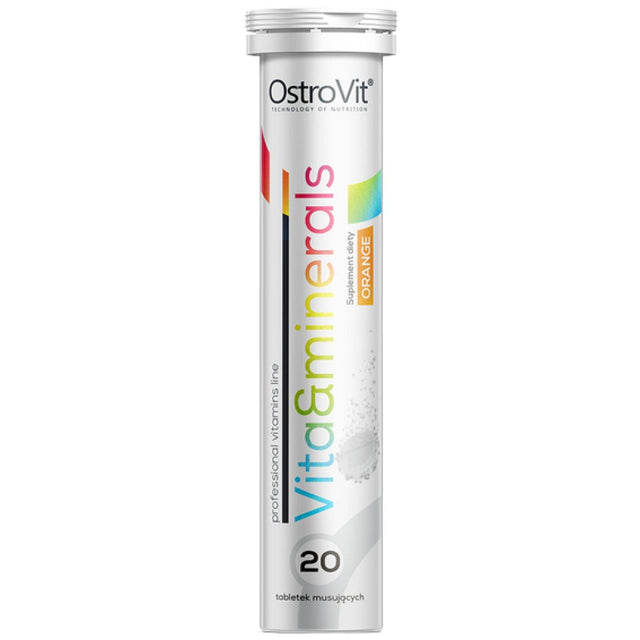VitaandMinerals | Effervescent Vitamins and Minerals 20 разтворими таблетки - Nutra Best Bulgaria