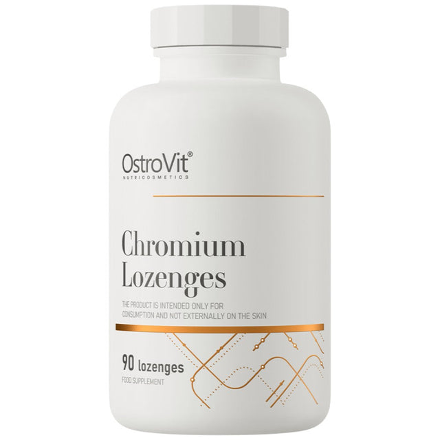 Chromium Lozenges 200 mcg 90 Подезични таблетки  OstroVit - Nutra Best Bulgaria