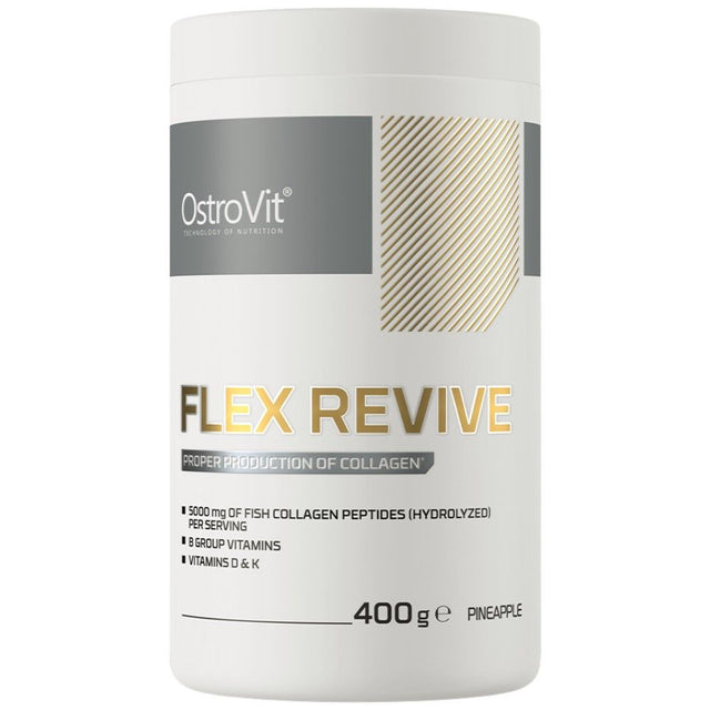 Flex Revive | with Fish Collagen, Boswellia & Rose Hips - 400 грама - Nutra Best Bulgaria