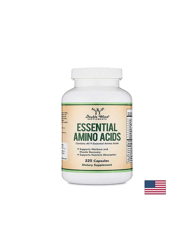 Essential amino acids - Есенциални аминокиселини, 225 капсули Double Wood - Nutra Best Bulgaria
