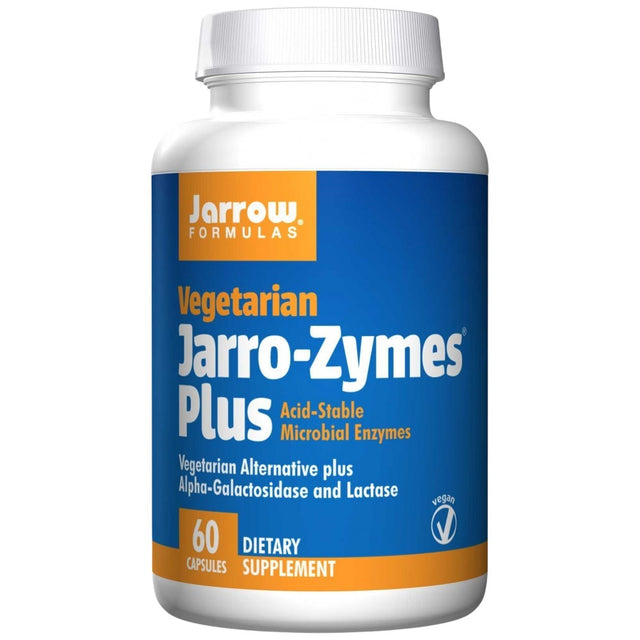 Jarro-Zymes® Vegetarian Plus 60 капсули  Jarrow Formulas - Nutra Best Bulgaria