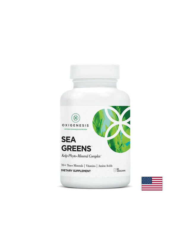 Фитоминерален комплекс + Келп Sea Greens, 60 капсули - Nutra Best Bulgaria