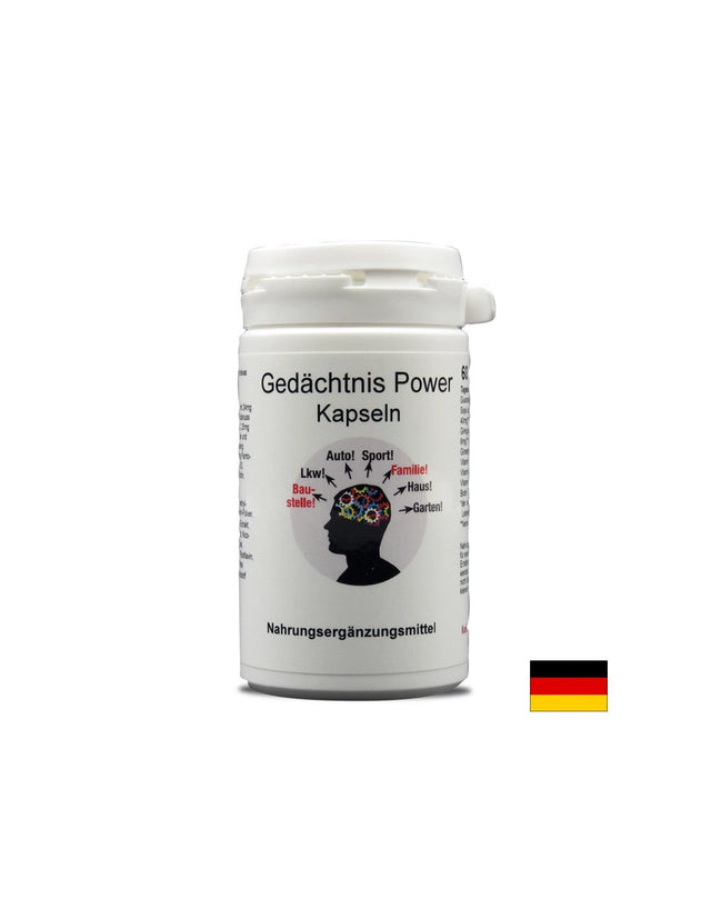 Gedächtnis Power - Мемори Пауър - Формула за памет и концентрация, 60 капсули Karl Minck - Nutra Best Bulgaria
