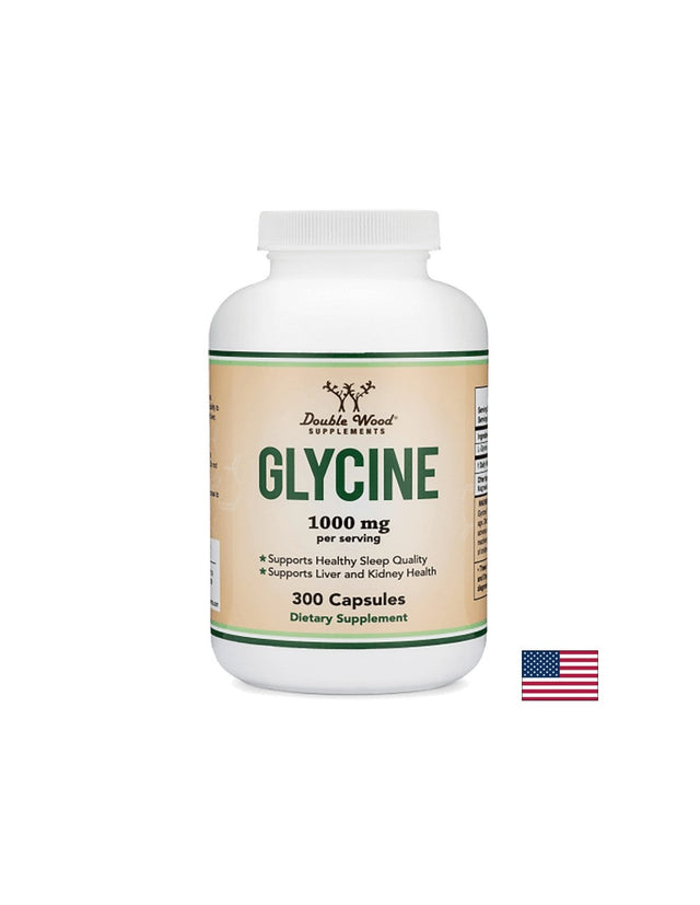Glycine/ Глицин, 300 капсули Double Wood - Nutra Best Bulgaria