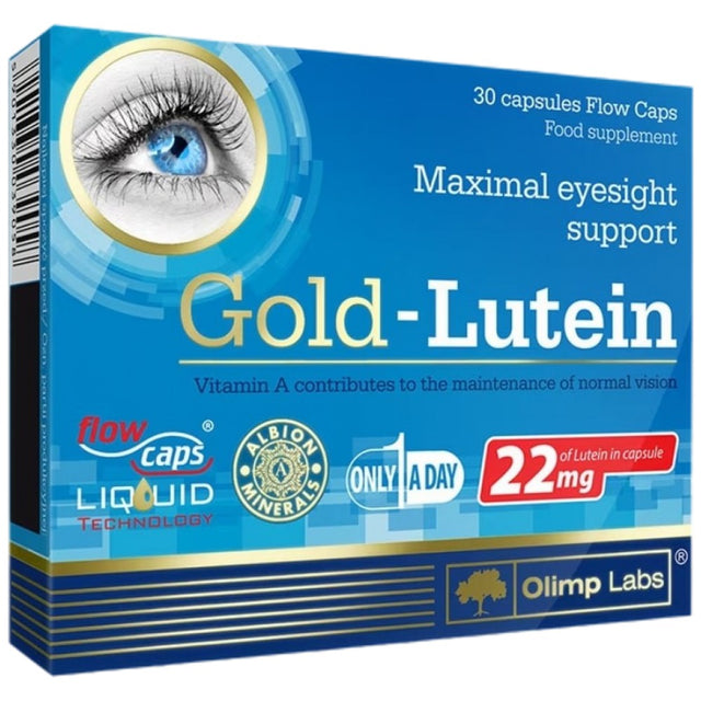 Gold LUTEIN - 30 капсули - Nutra Best Bulgaria
