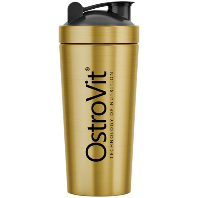 Metal / Steel Shaker / 750 ml / Gold 750 мл  OstroVit - Nutra Best Bulgaria