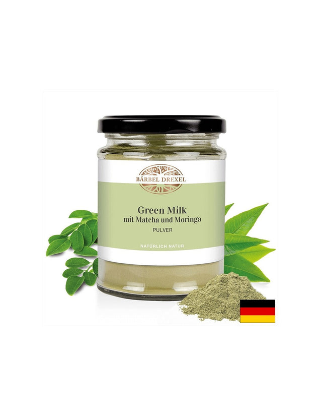 Green Milk mit Matcha und Moringa Pulver / Зелено мляко с матча и моринга, пудра, 120 g Bärbel Drexel - Nutra Best Bulgaria