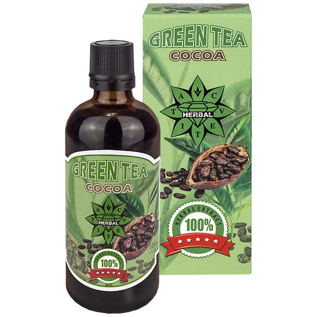 Green Tea With Cocoa - 100 мл - Nutra Best Bulgaria