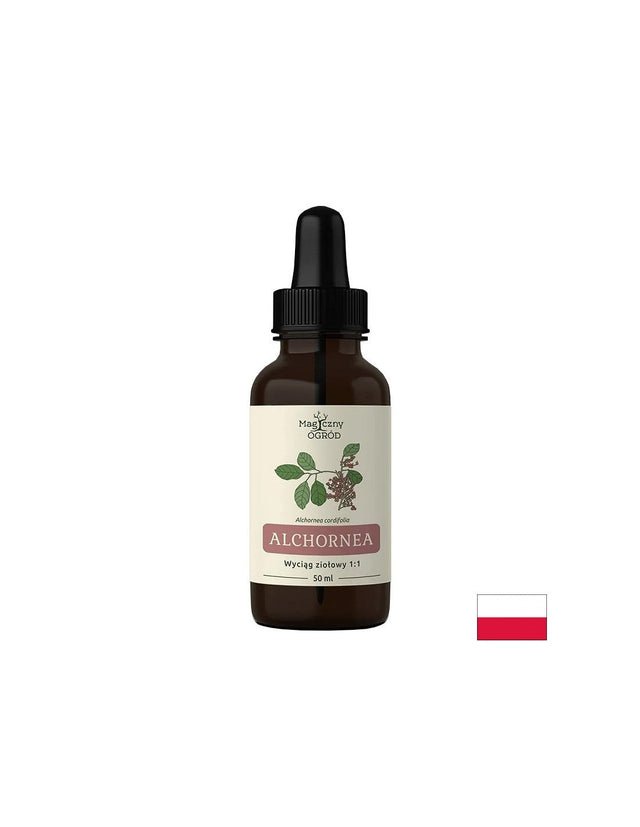 Грижа за кожата - Алхорнеа кордифолия, тинктура, 50 ml - Nutra Best Bulgaria