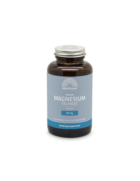Грижа за мускулите и сърцето - Магнезий (таурат), 120 капсули Mattisson Healthstyle - Nutra Best