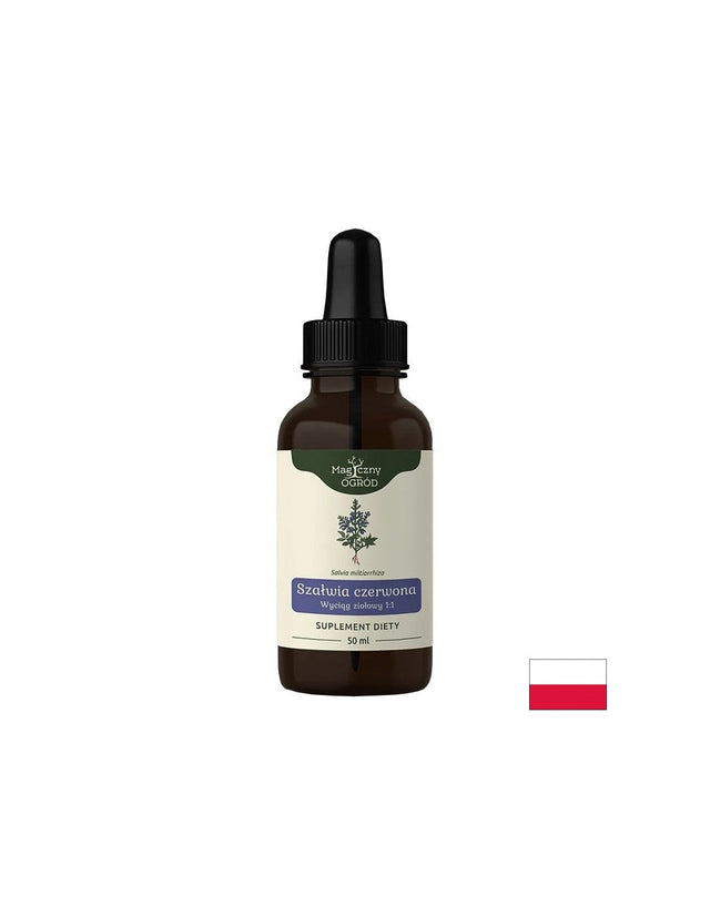 Грижа за сърцето и черния дроб - Червена салвия, тинктура, 50 ml - Nutra Best Bulgaria