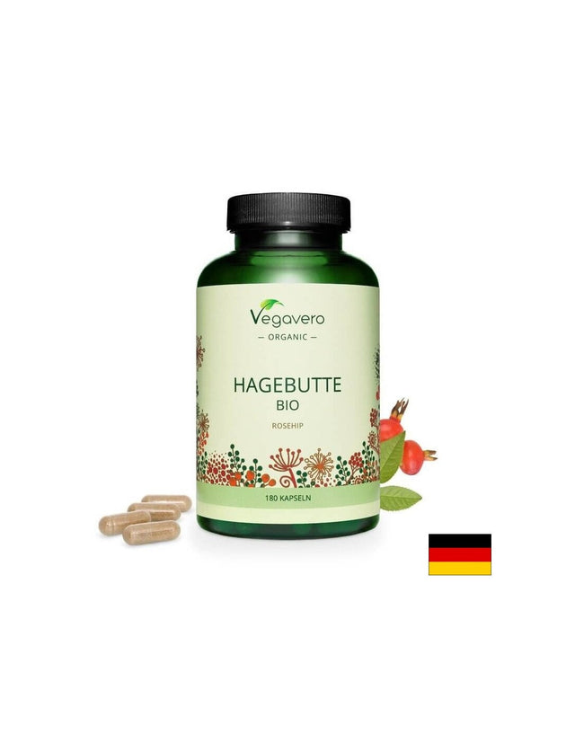 Hagebutte Bio/ Био Шипка, 180 капсули, 100% Vegan Vegavero  Vegavero - Nutra Best Bulgaria