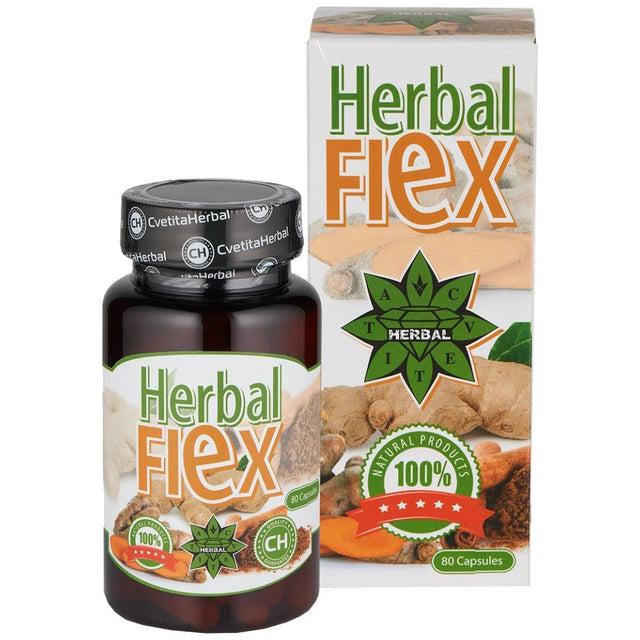 Herbal Flex - 80 капсули - Nutra Best Bulgaria