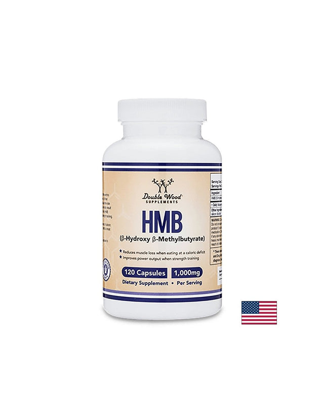 HMB (β – Hydroxy β – Methylbutyrate) / Бета- хидрокси-бета-метилбутират, 120 капсули Double Wood - Nutra Best Bulgaria