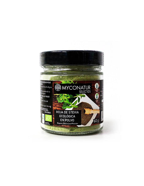 Hoja de stevia, Bio - Био листа от стевия (на прах), 60 g Myconatur - Nutra Best
