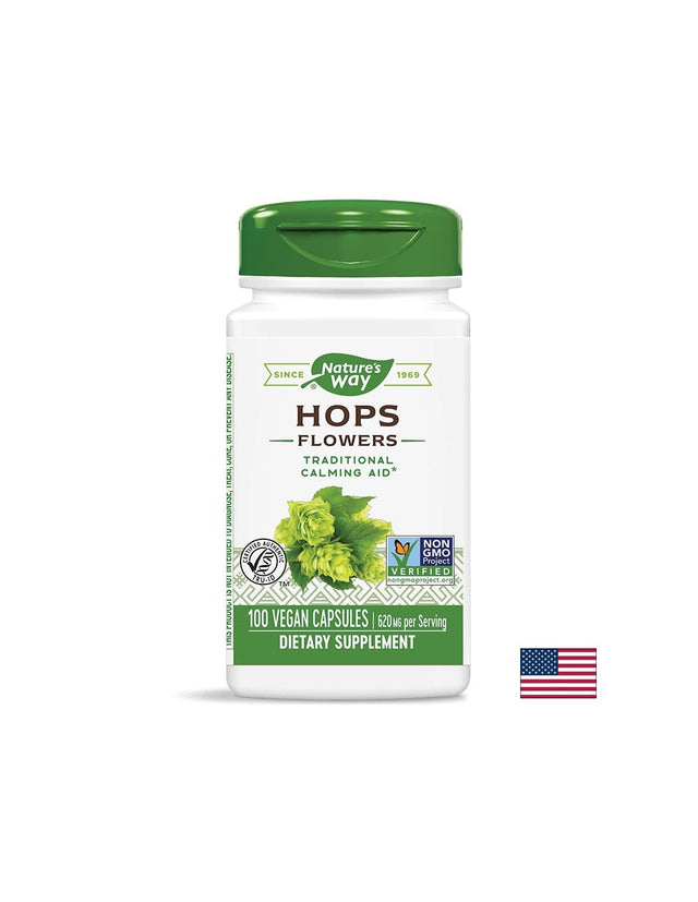 Hops (Flowers) 310 mg - 100 капсули  Nature’s Way - Nutra Best Bulgaria