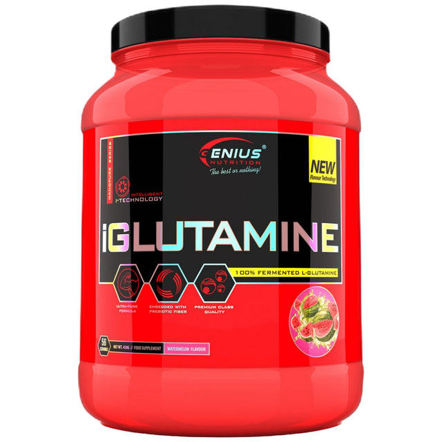 iGlutamine - 450 грама  Genius Nutrition - Nutra Best Bulgaria