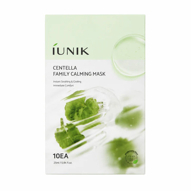iUNIK - Centella Family Calming Mask, 10 sheets  iUNIK - Nutra Best Bulgaria