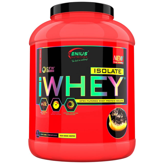 iWhey Isolate - 2000 грама  Genius Nutrition - Nutra Best Bulgaria