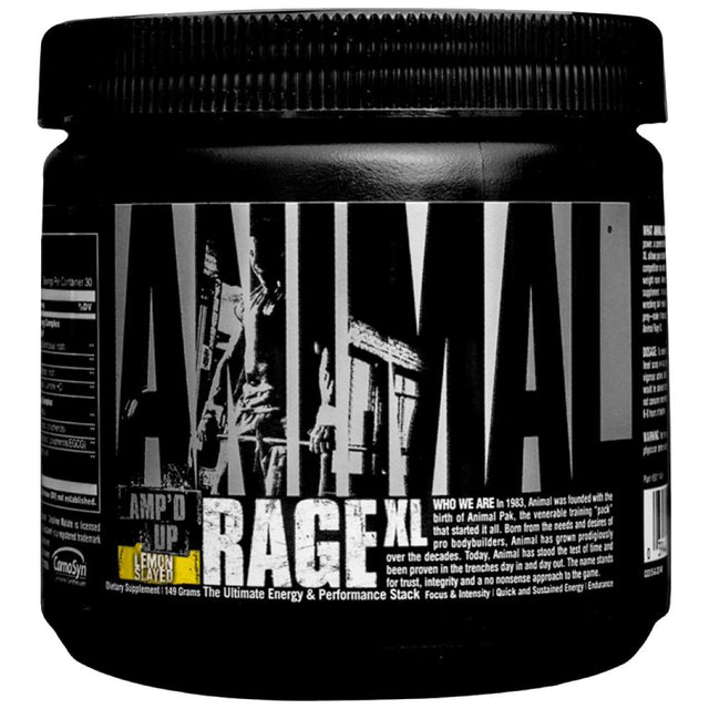 Animal Rage XL - 151 грама - Nutra Best Bulgaria