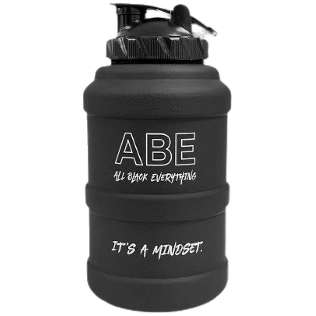 ABE Water Jug | It's a Mindset Water Jug - Black - 2500 мл - Nutra Best Bulgaria