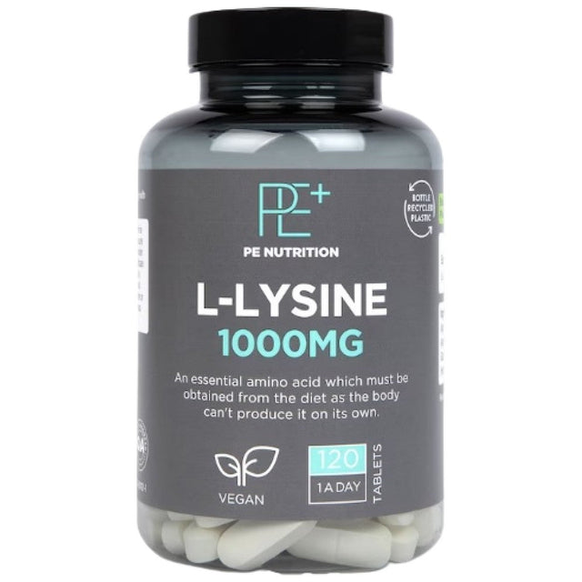 PE Nutrition | L-Lysine 1000 mg - 120 Таблетки - Nutra Best Bulgaria