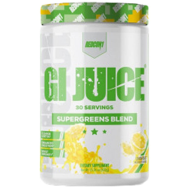 GI Juice | Supergreens Blend + Digestive Enzymes - 450 грама - Nutra Best Bulgaria