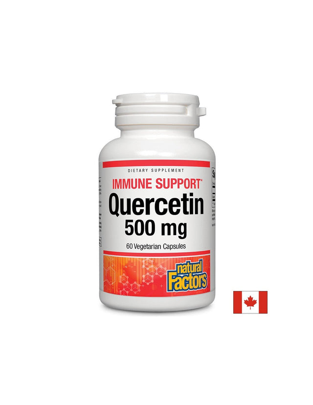 Immune Support Quercetin / Кверцетин 500 mg х 60 капсули Natural Factors - Nutra Best Bulgaria